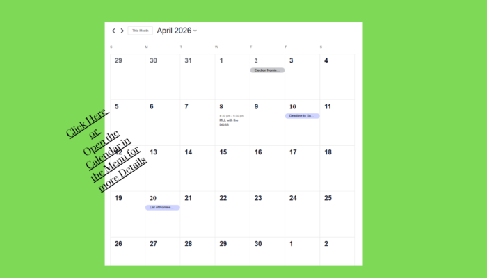 April Calendar